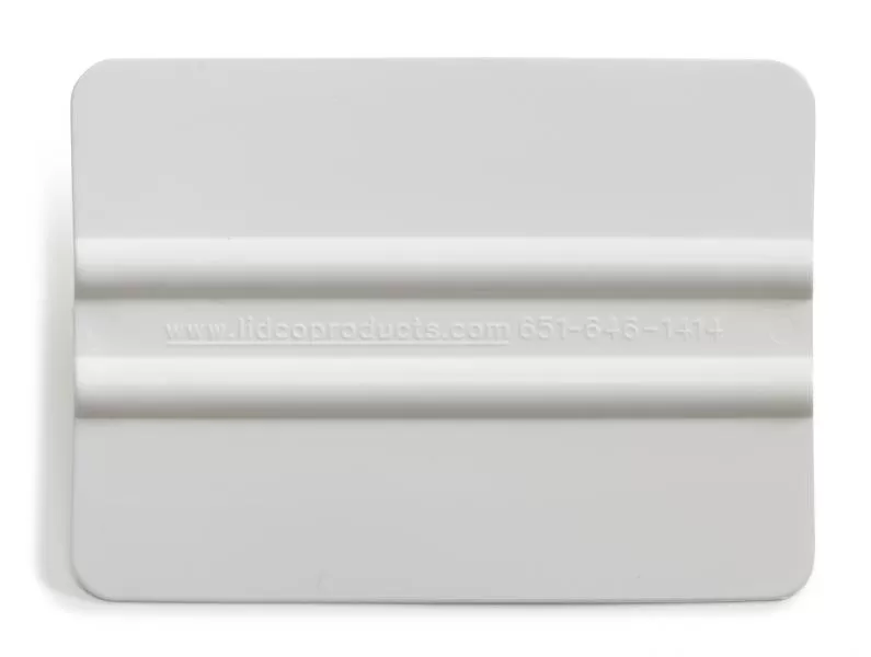 4 inch white plastic squeegee from Lidco Products