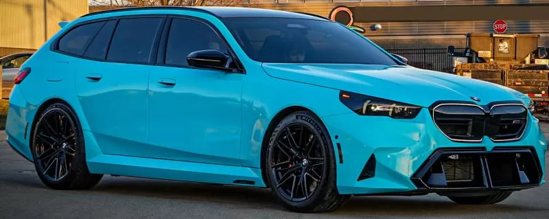 K5418 - KPMF Trident Blue installed on car
