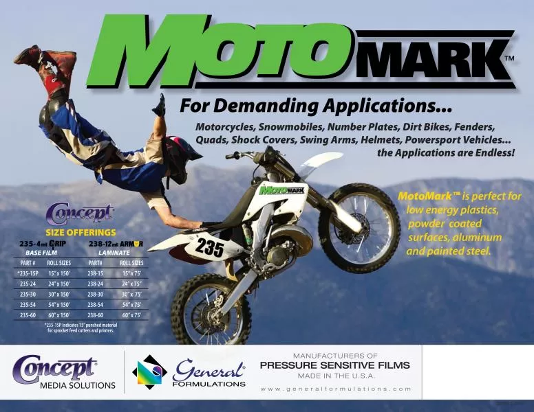 General Formulations MotoMark sell sheet
